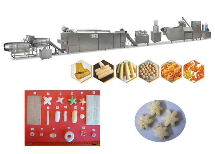 Spuntini del soffio del cereale dell'alimento che fanno soffio fare un spuntino macchina con il rendimento elevato