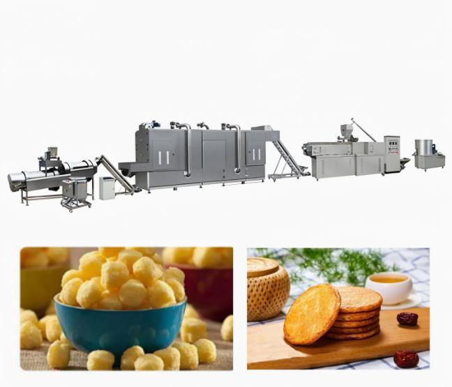 Grande linea di produzione alimentare della macchina dell'espulsore del soffio degli spuntini del cereale di capacità
