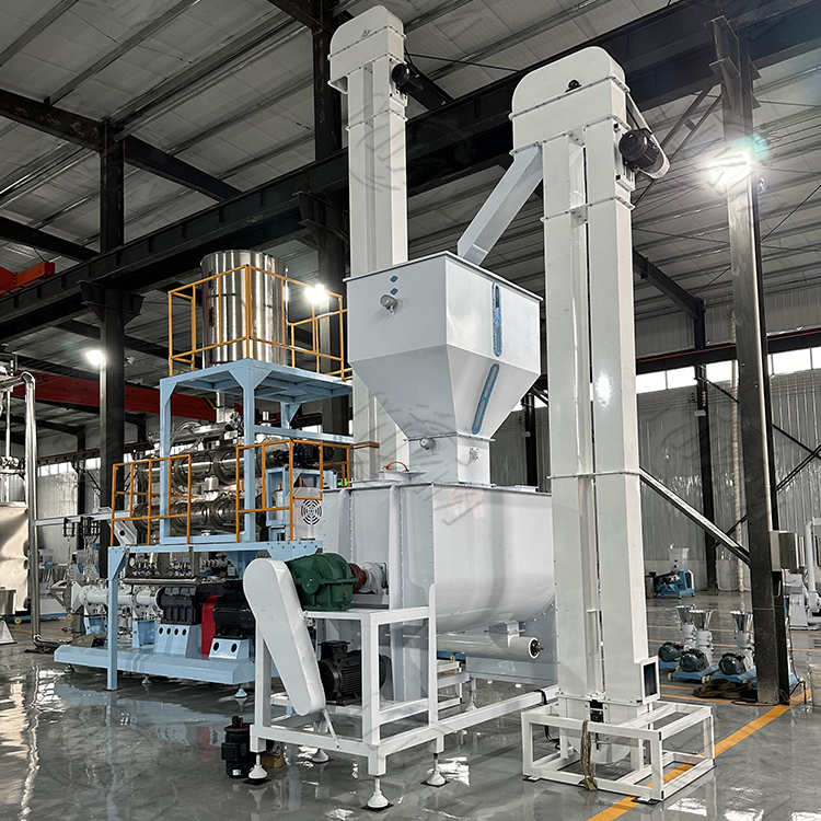 150-200 kg/hr Macchina per estrussione di alimenti per animali domestici, Macchina per estrussione di mangimi per pesci