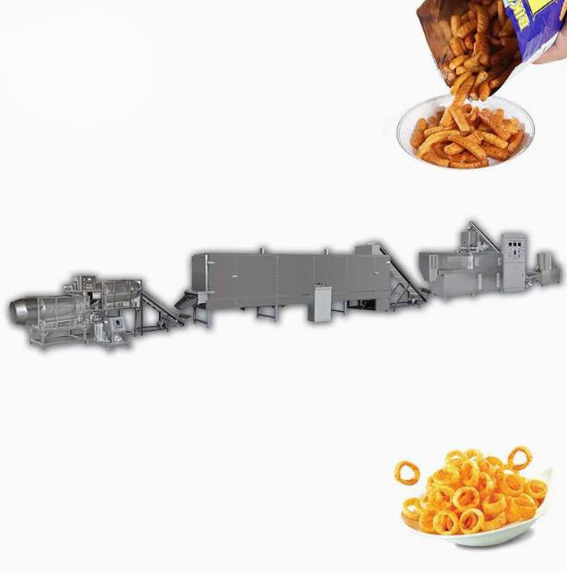 Macchina inglese Continuou dell'espulsore dello spuntino di versione SUS304 automatico