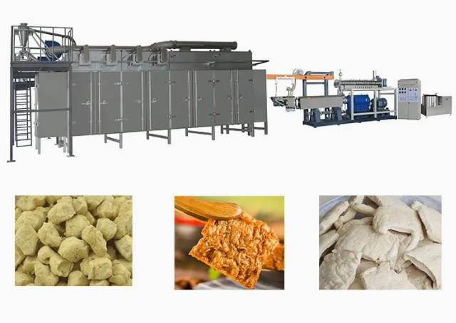 Estrusore automatico in acciaio inossidabile per soia per l'estrusione di proteine vegetali