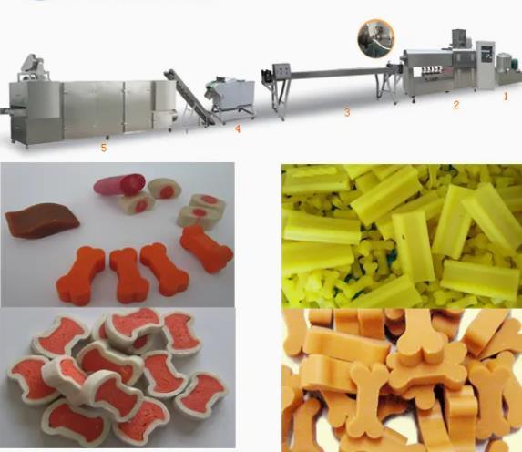 L'animale domestico 100KW mastica la linea di produzione per salute dei denti dei cani