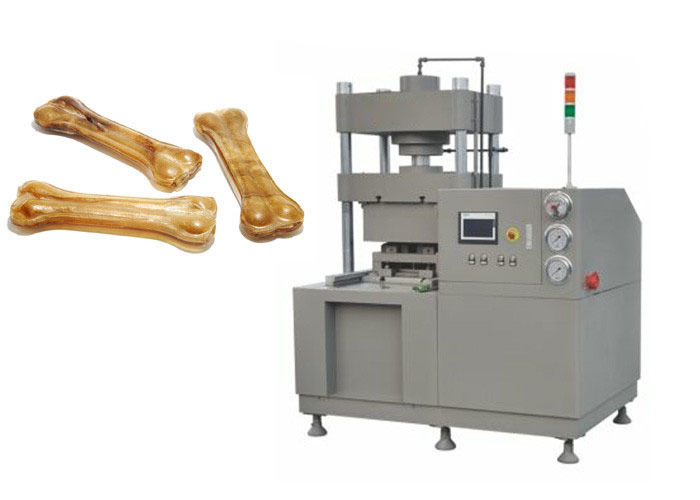 Versione inglese 60T Macchina per la produzione di cibo per cani in pelle bovina / Macchina per la pressatura di ossi per cani