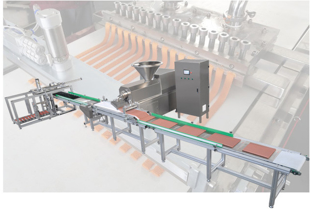 Come ha reso a strisce della carne la linea calda bastone di produzione alimentare dell'animale domestico di vendite della carne dell'ossequio del cane che forma la macchina con buona qualità