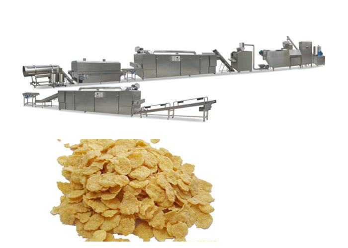 Linea di trasformazione motore d'espulsione dei fiocchi di mais del CE di Siemens del cereale da prima colazione dello spuntino del soffio