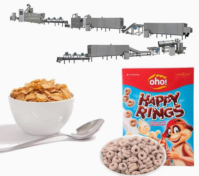 Linea di trasformazione fiocchi di mais dei fiocchi di mais inglesi che fanno macchina