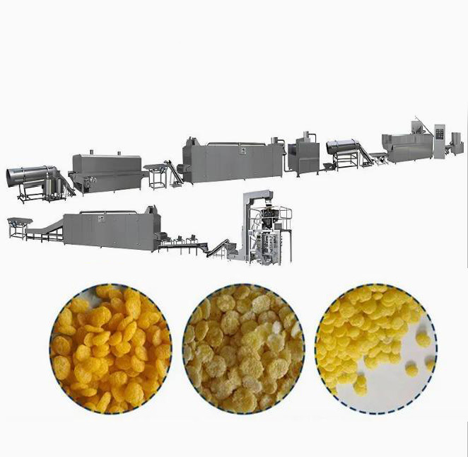 Fiocchi di mais completamente automatici linea di trasformazione, macchina del creatore dello spuntino