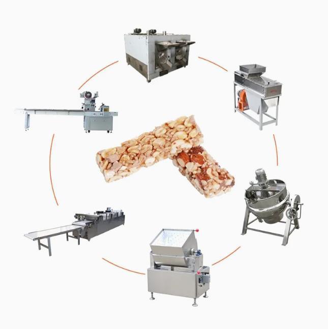 Linea di produzione commerciale di Antivari del cereale 9kw per la formazione di Antivari di arachide